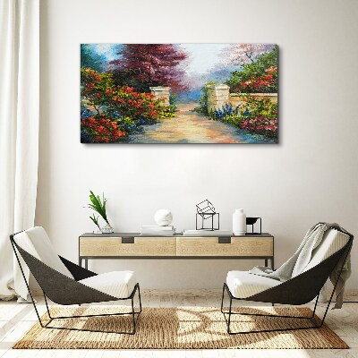 Vászonkép Virágparadicsom színekben