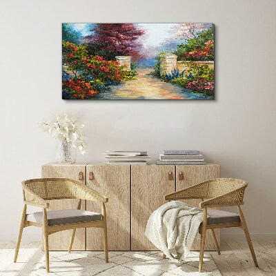 Vászonkép Virágparadicsom színekben