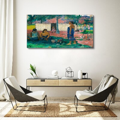 Vászonkép Pihenjen egy trópusi kertben