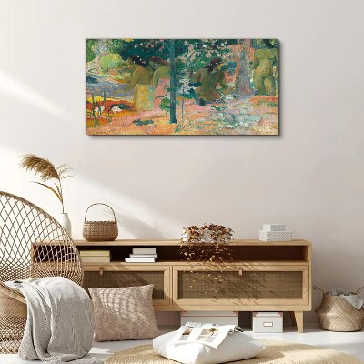 Vászonkép Nők a víz mellett