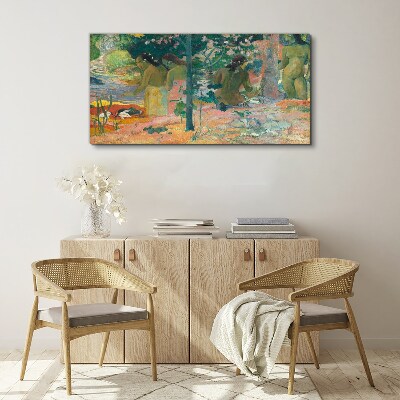 Vászonkép Nők a víz mellett