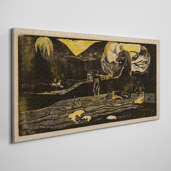 Vászonkép Arany tájak és titokzatos alakok