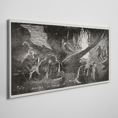 Vászonkép Elveszett a sötétben