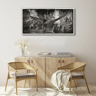 Vászonkép Elveszett a sötétben