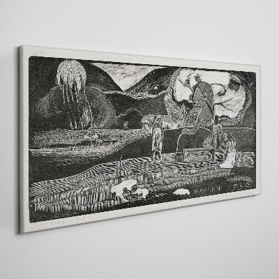 Vászonkép Táj alakkal és természettel