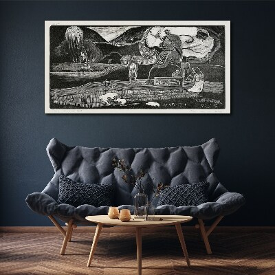 Vászonkép Táj alakkal és természettel