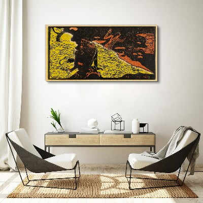 Vászonkép Érzelmek zöld hulláma