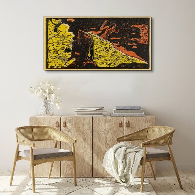 Vászonkép Érzelmek zöld hulláma