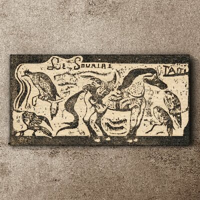 Vászonkép Állatok mozgásban