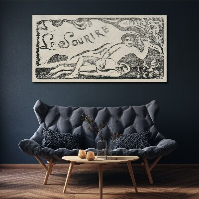 Vászonkép Mosolyogj mozgás közben