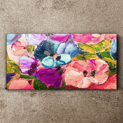 Vászonkép A színek virágos lázadása