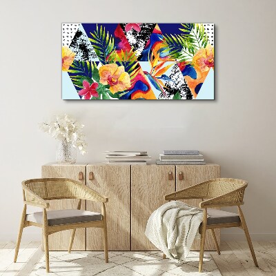 Vászonkép Színek trópusi mozaikja