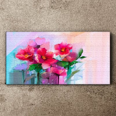 Vászonkép Virágtánc pasztell színekben