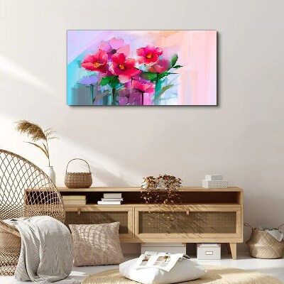 Vászonkép Virágtánc pasztell színekben