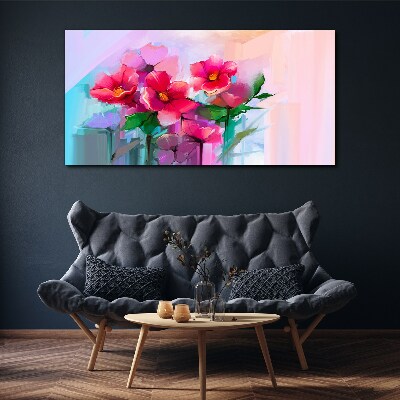 Vászonkép Virágtánc pasztell színekben