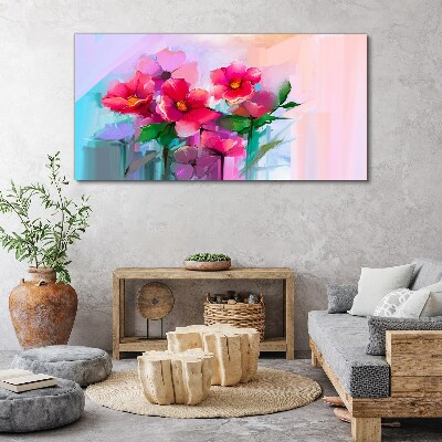 Vászonkép Virágtánc pasztell színekben