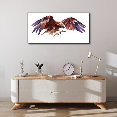 Vászonkép A sas dinamikus repülése