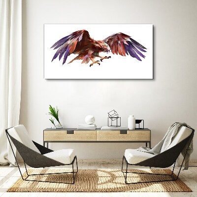 Vászonkép A sas dinamikus repülése