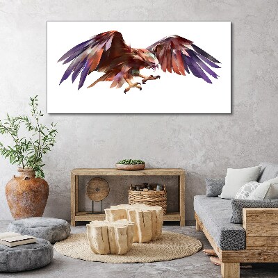 Vászonkép A sas dinamikus repülése