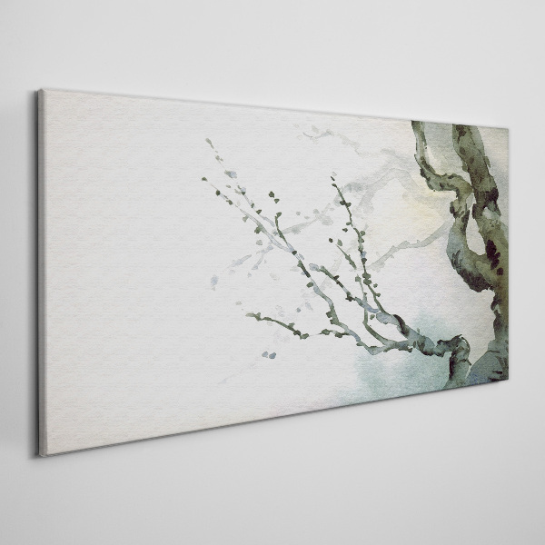 Vászonkép Finom ágak akvarellben