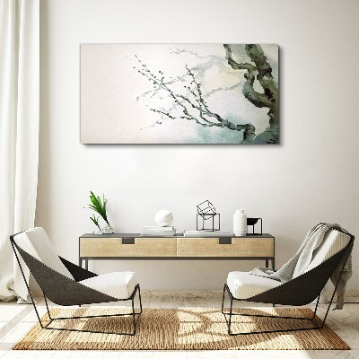 Vászonkép Finom ágak akvarellben