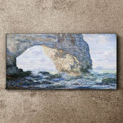 Vászonkép A Manneporte Monet