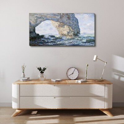 Vászonkép A Manneporte Monet