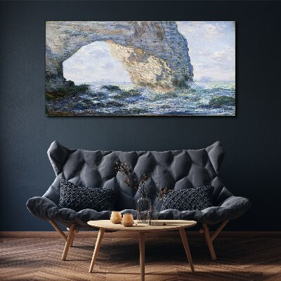 Vászonkép A Manneporte Monet