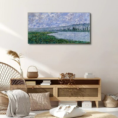 Vászonkép A Szajna Vétheuil Monetnál