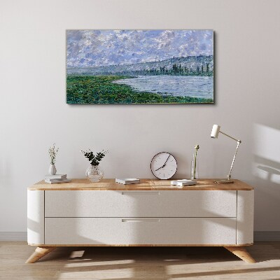 Vászonkép A Szajna Vétheuil Monetnál