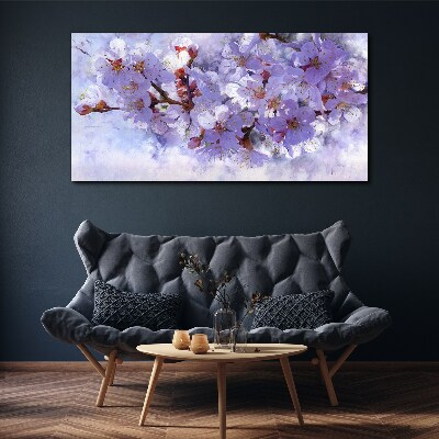 Vászonkép Virágos gyönyör a lila árnyalataiban