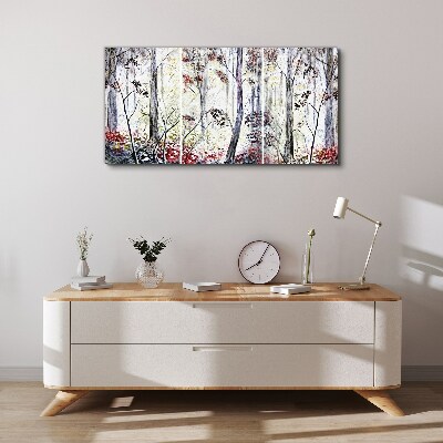 Vászonkép Erdei köd