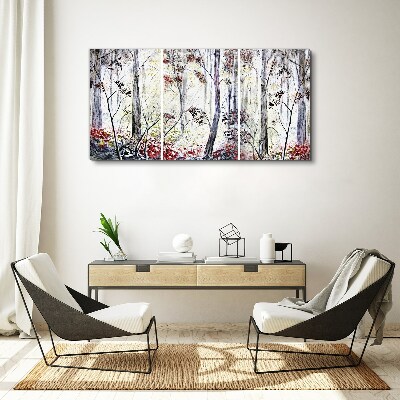 Vászonkép Erdei köd