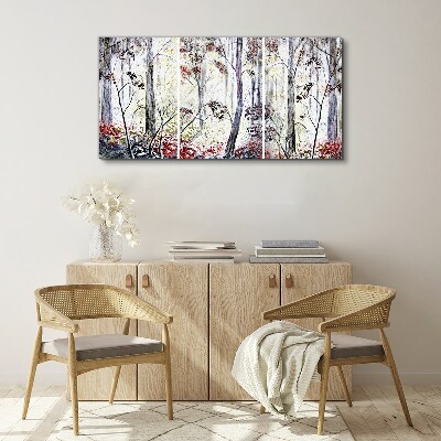 Vászonkép Erdei köd