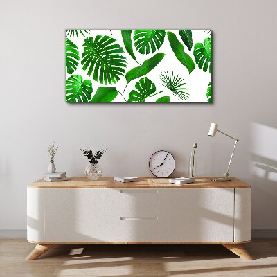 Vászonkép Levelei trópusi zöld