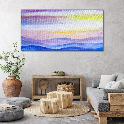 Vászonkép Reggeli táj pasztell árnyalatokban