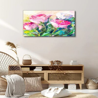 Vászonkép Virágkompozíció pasztell árnyalatokban