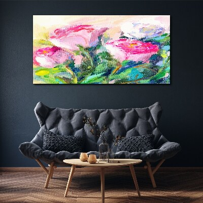 Vászonkép Virágkompozíció pasztell árnyalatokban