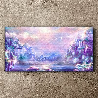 Vászonkép Varázslatos hegyi táj