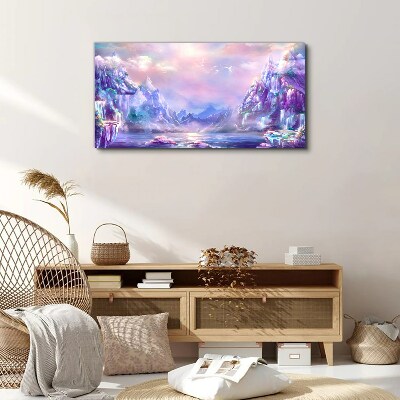 Vászonkép Varázslatos hegyi táj