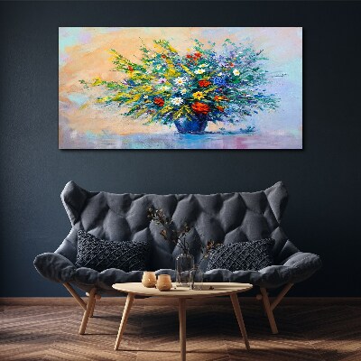 Vászonkép Tavaszi virágcsokor