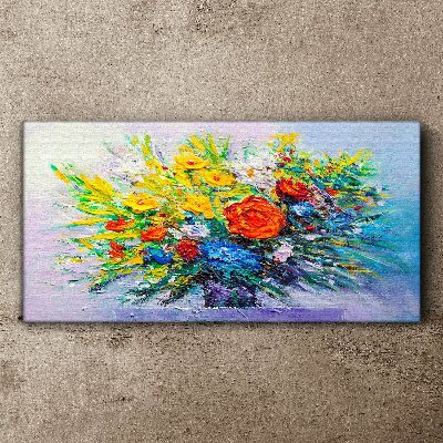 Vászonkép Virágkompozíció intenzív színekben