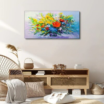 Vászonkép Virágkompozíció intenzív színekben