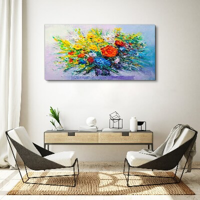 Vászonkép Virágkompozíció intenzív színekben