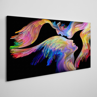 Vászonkép A lelkek színes keveréke