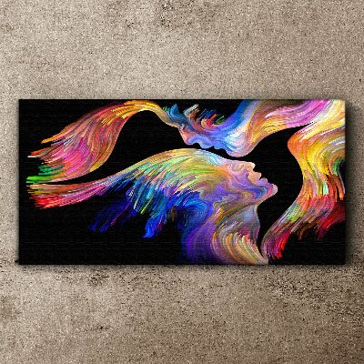 Vászonkép A lelkek színes keveréke