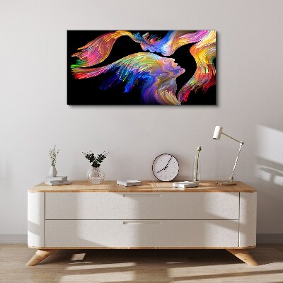 Vászonkép A lelkek színes keveréke