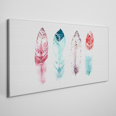 Vászonkép Pasztell árnyalatú tollak