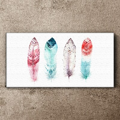 Vászonkép Pasztell árnyalatú tollak