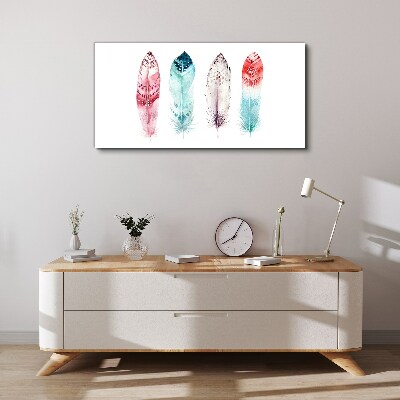 Vászonkép Pasztell árnyalatú tollak